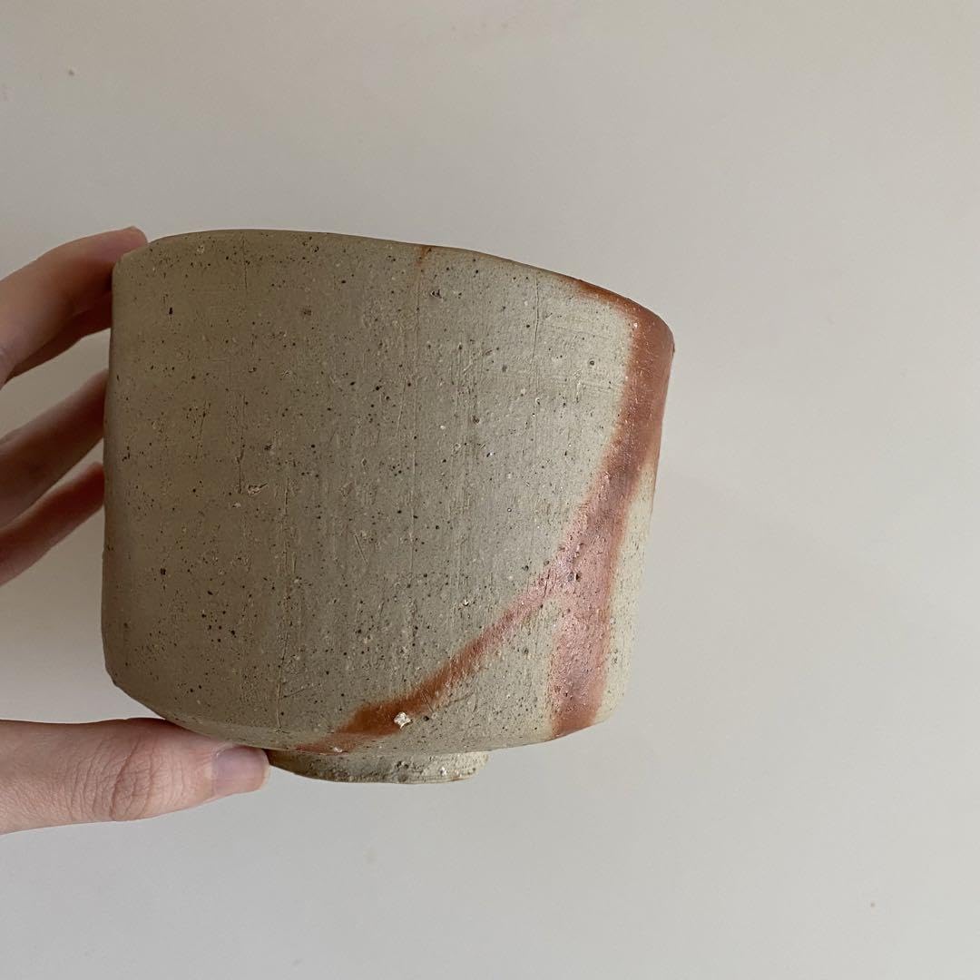 Amazon.co.jp: 茶道具金重周作 火襷茶碗 金重陶陽 : ホーム＆キッチン